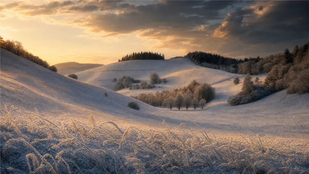 Product photo transformed to winter seasonal scene using AI prompt editing - After